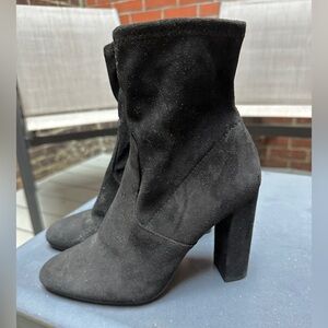 Black Steve Madden suede boots